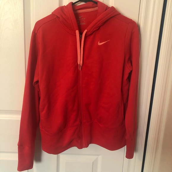 Womens red/pink nike zip up - Picture 1 of 2
